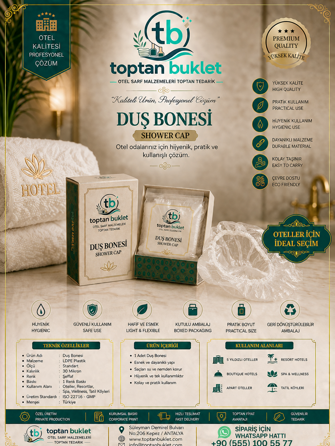 Duş Bonesi