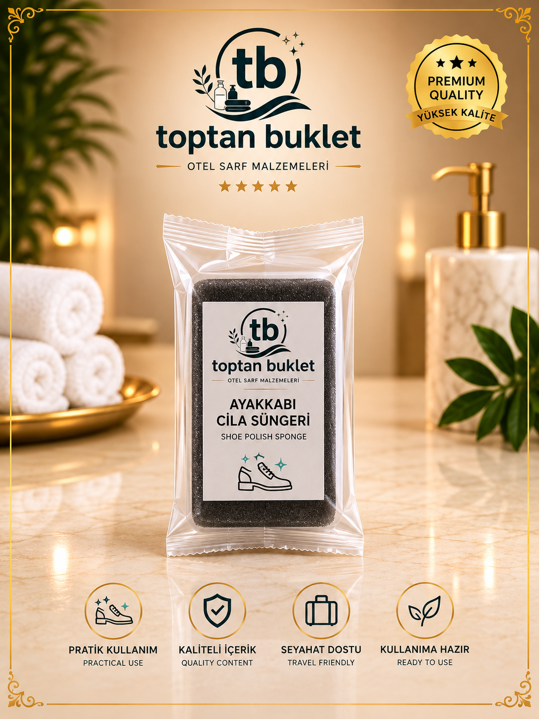 Toptan Buklet Ayakkabi Cila Süngeri