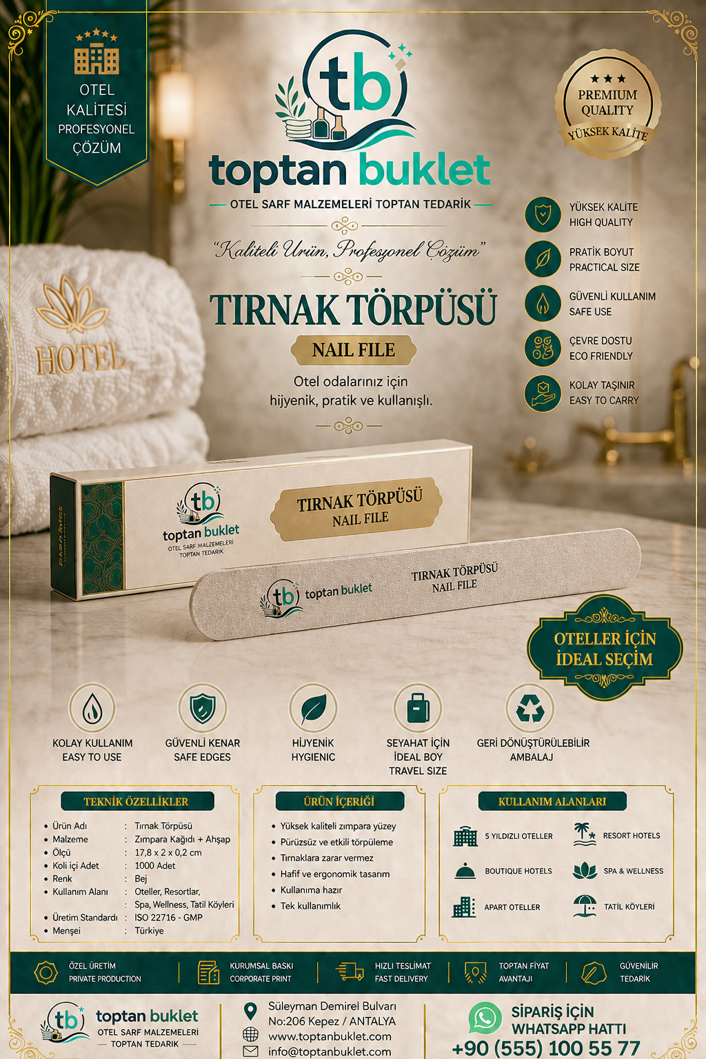 Toptan Buklet Tırnak Törpüsü