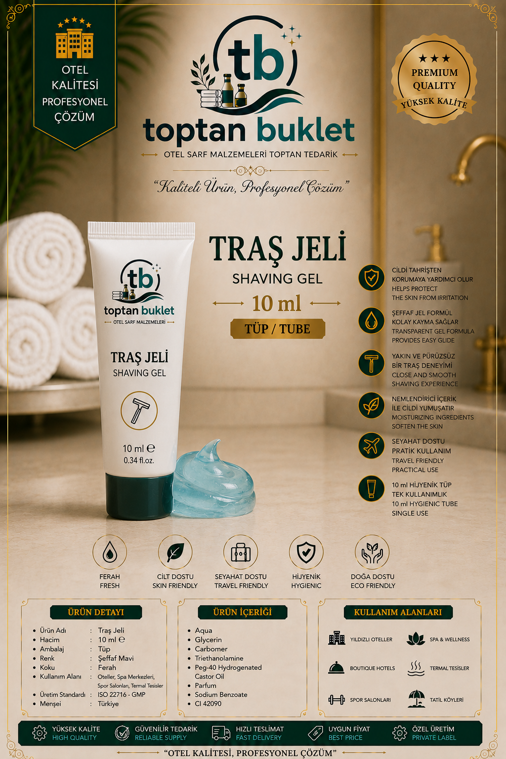 Toptan Buklet Tıraş Jeli