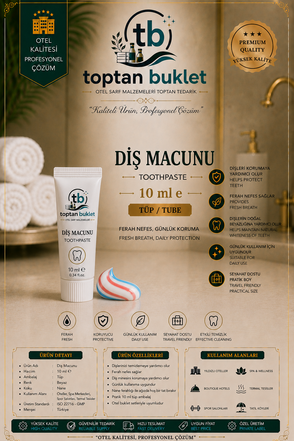 Toptan Buklet Diş Macunu